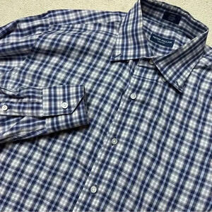 Peter Millar Long Sleeve Plaid Button Down Shirt Medium